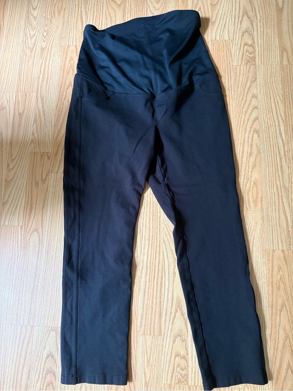 Isabel Maternity by Ingrid & Isabel Solid Black Maternity Leggings